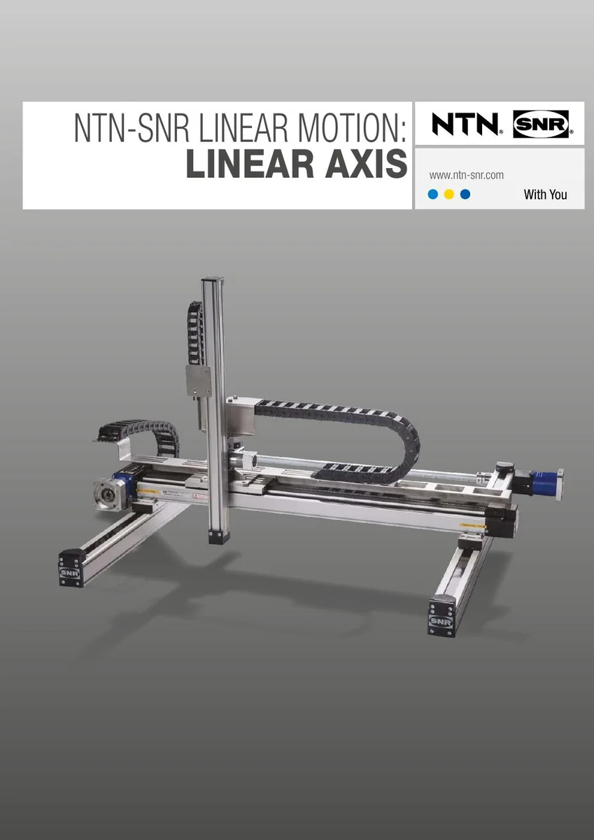 NTN-SNR Linear Motion - Linear Axis katalog kapağı