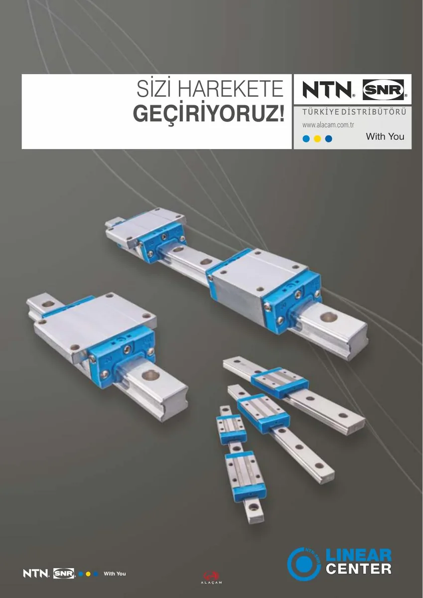 NTN-SNR Lineer Kizak ve Araba katalog kapağı
