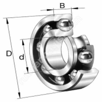 6000 Sabit Bilyalı Rulman 10x26x8 mm